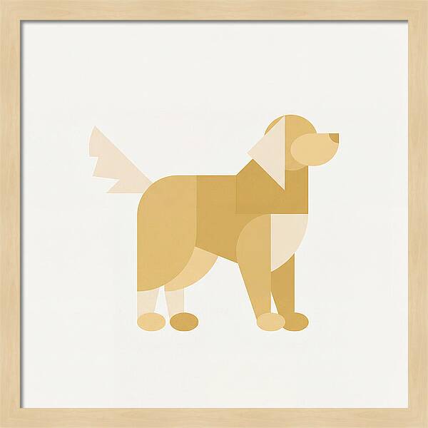 Golden Retriever Minimalism