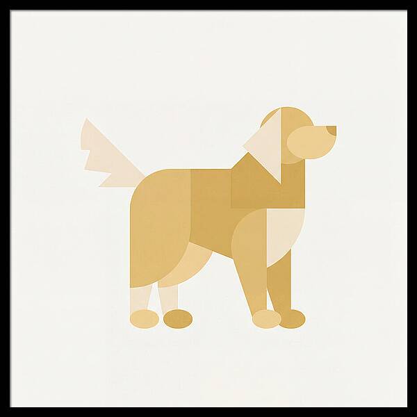Golden Retriever Minimalism