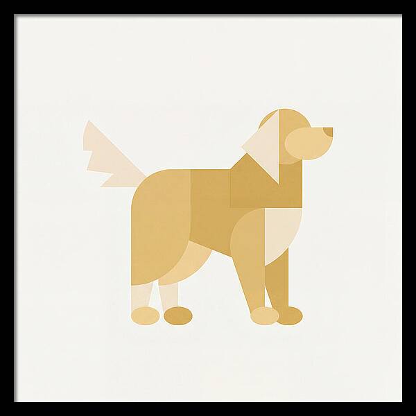 Golden Retriever Minimalism