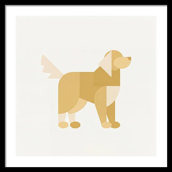 Golden Retriever Minimalism