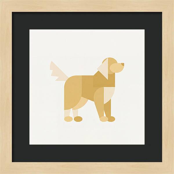 Golden Retriever Minimalism