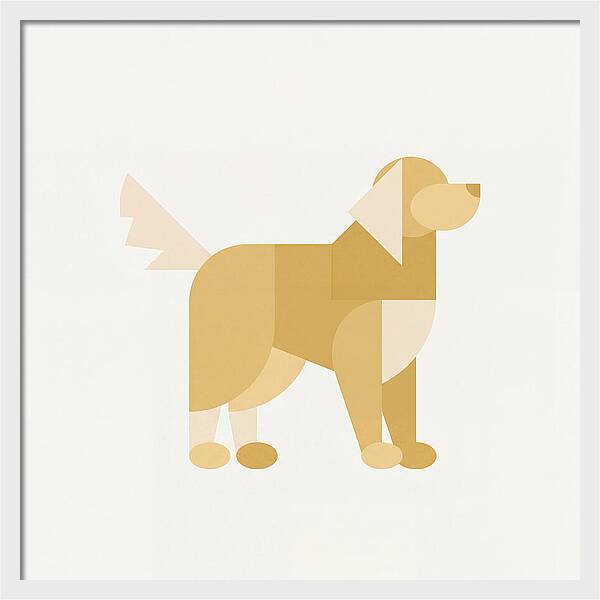 Golden Retriever Minimalism
