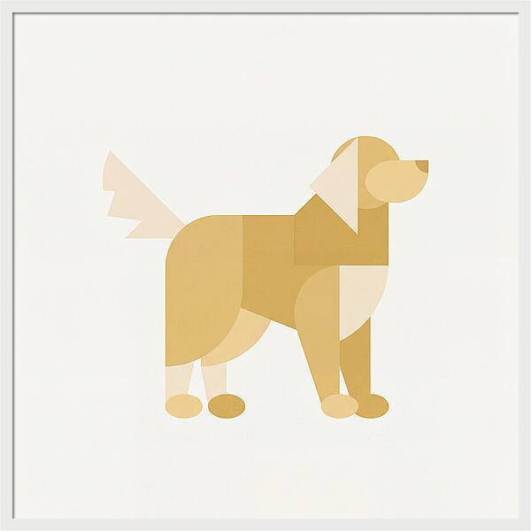 Golden Retriever Minimalism