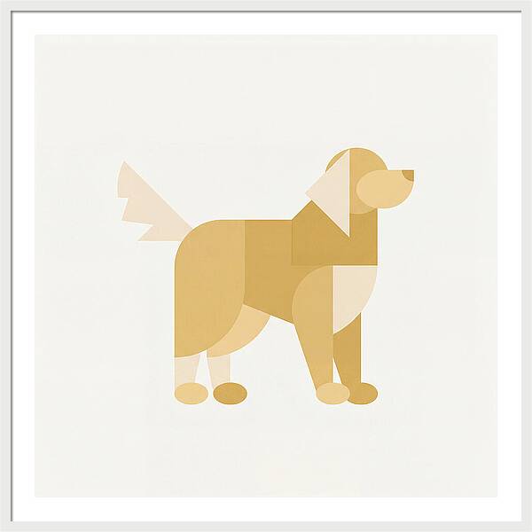 Golden Retriever Minimalism