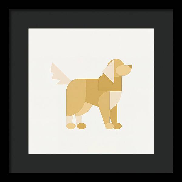Golden Retriever Minimalism