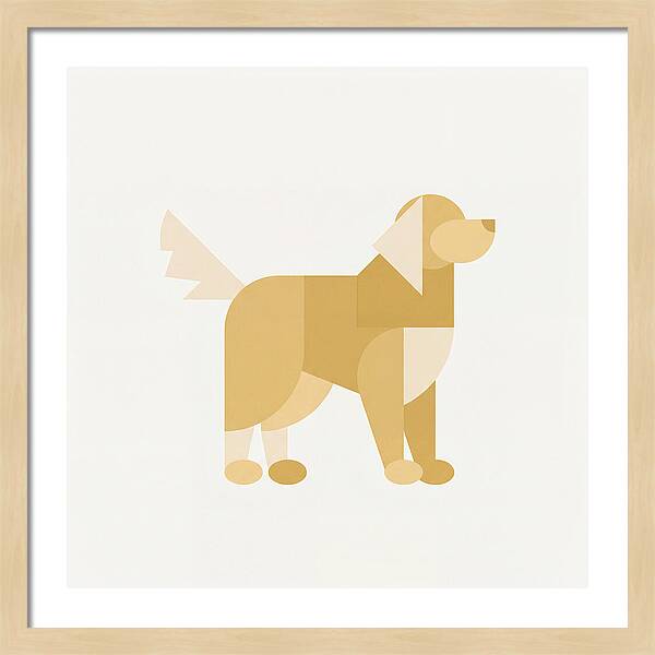 Golden Retriever Minimalism