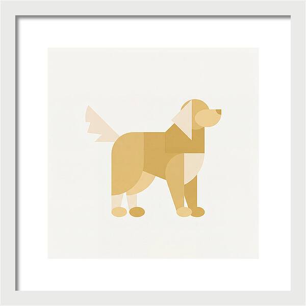Golden Retriever Minimalism