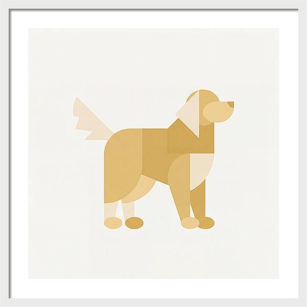 Golden Retriever Minimalism