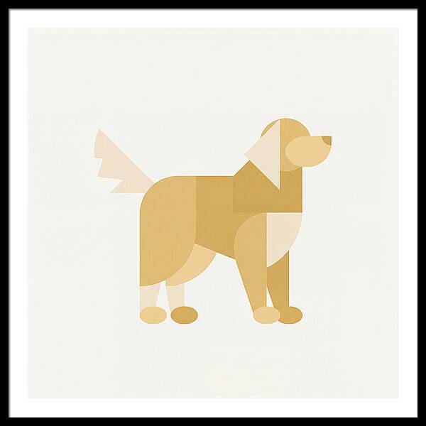 Golden Retriever Minimalism