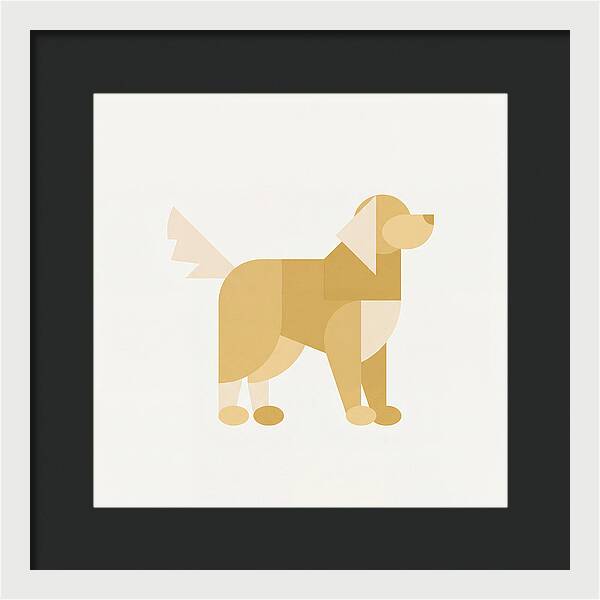 Golden Retriever Minimalism