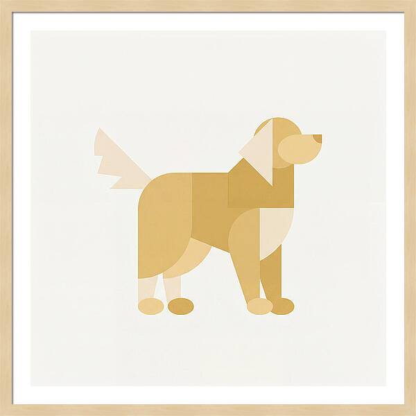 Golden Retriever Minimalism