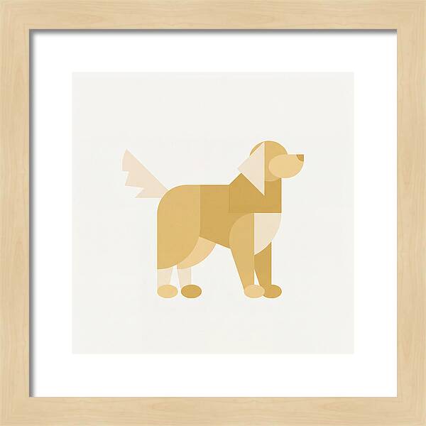 Golden Retriever Minimalism