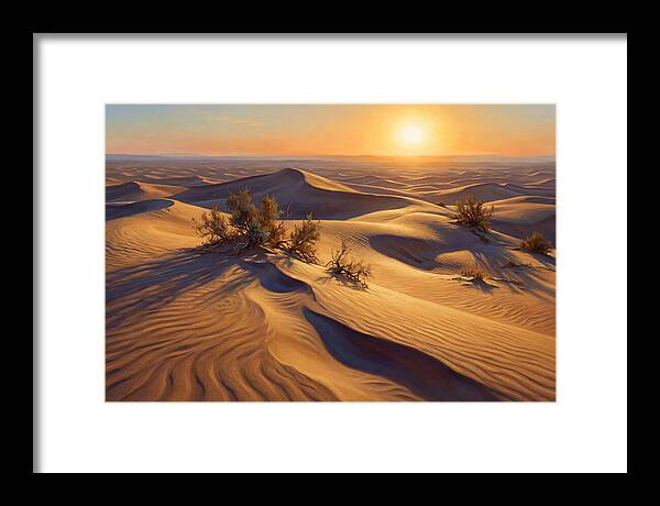 Golden Sands At Dusk