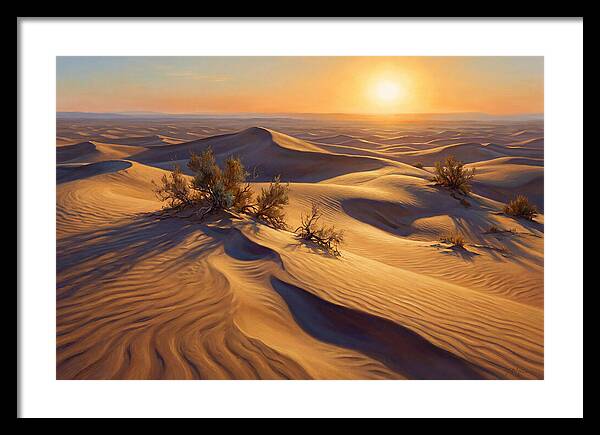 Golden Sands At Dusk