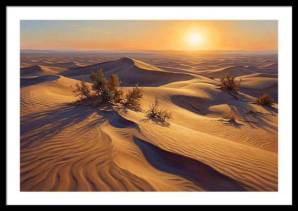 Golden Sands At Dusk
