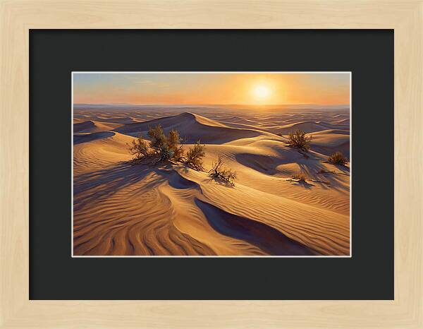 Golden Sands At Dusk