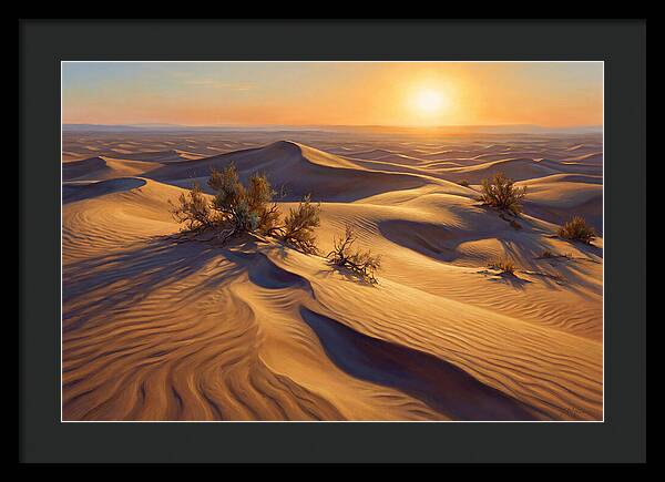 Golden Sands At Dusk