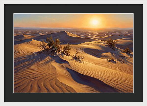 Golden Sands At Dusk