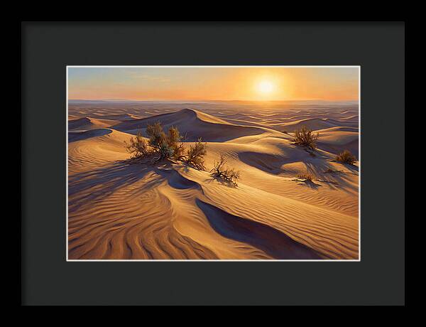 Golden Sands At Dusk