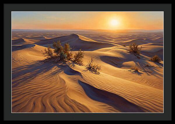 Golden Sands At Dusk
