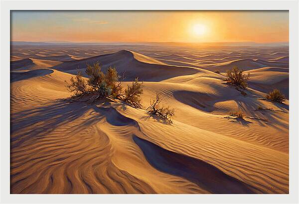 Golden Sands At Dusk