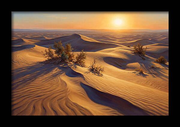 Golden Sands At Dusk