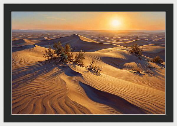 Golden Sands At Dusk