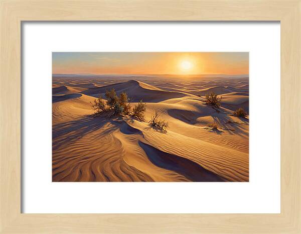 Golden Sands At Dusk