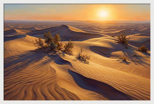 Golden Sands At Dusk
