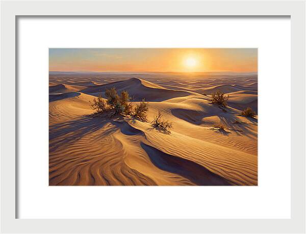 Golden Sands At Dusk