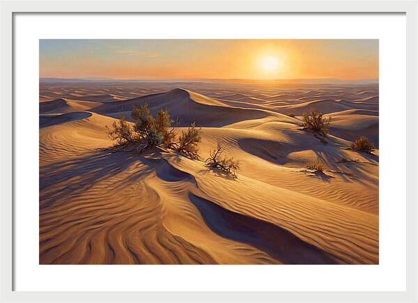 Golden Sands At Dusk
