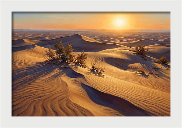 Golden Sands At Dusk