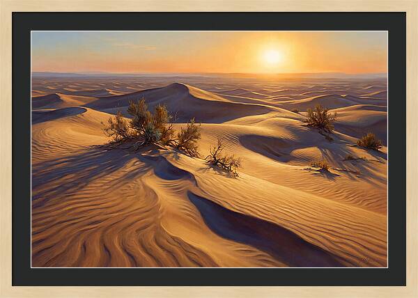 Golden Sands At Dusk