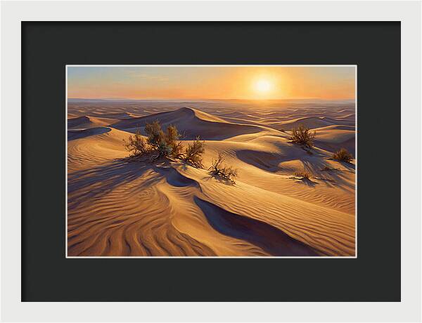 Golden Sands At Dusk