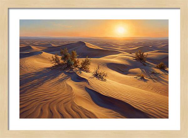 Golden Sands At Dusk