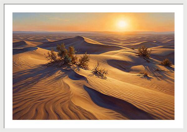 Golden Sands At Dusk