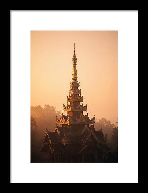 Golden Spire At Dawn