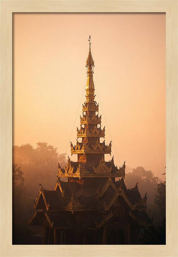 Golden Spire At Dawn