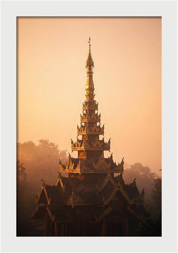 Golden Spire At Dawn