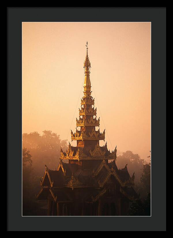 Golden Spire At Dawn