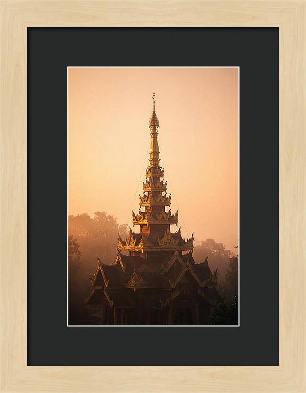 Golden Spire At Dawn