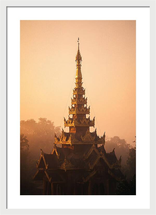 Golden Spire At Dawn