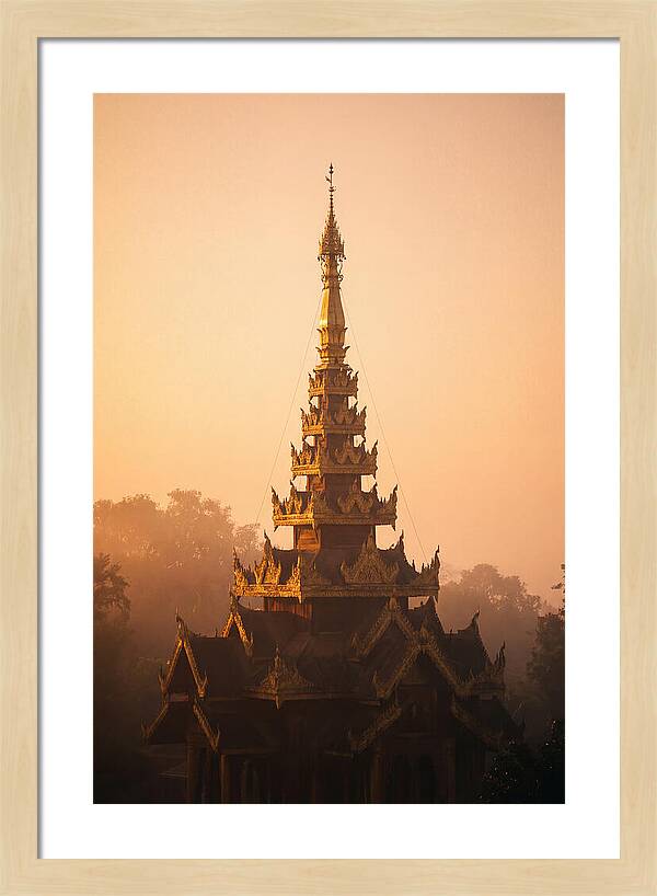 Golden Spire At Dawn
