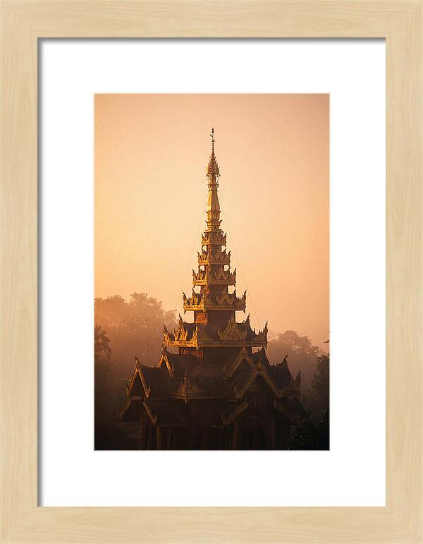 Golden Spire At Dawn