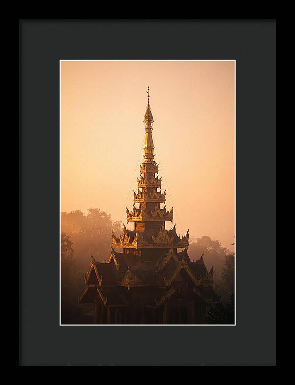 Golden Spire At Dawn