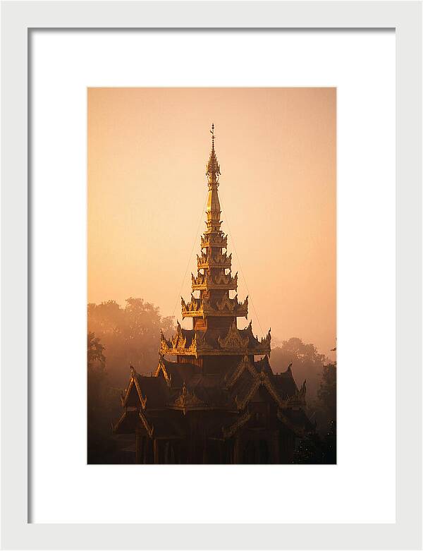 Golden Spire At Dawn