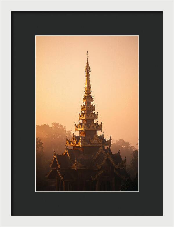 Golden Spire At Dawn