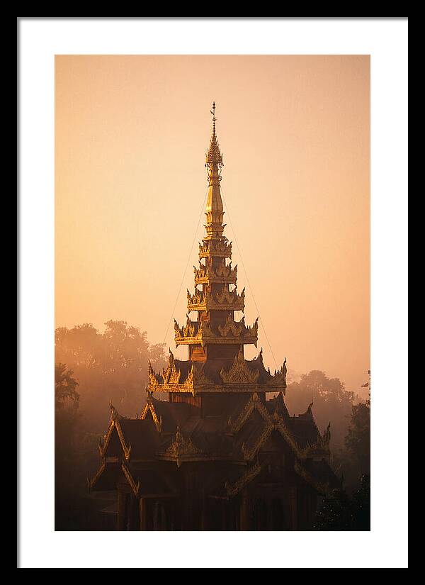 Golden Spire At Dawn