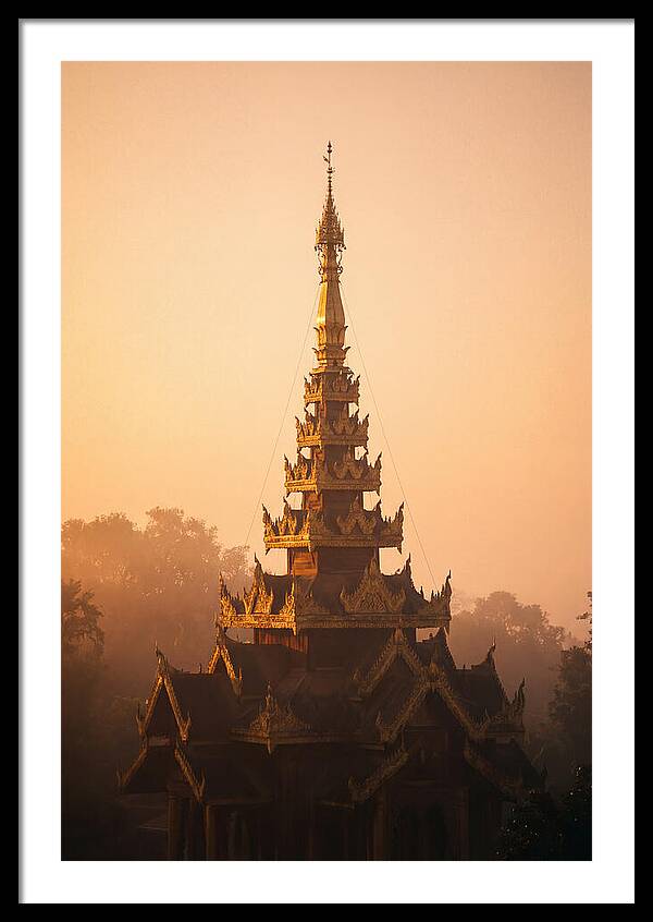 Golden Spire At Dawn