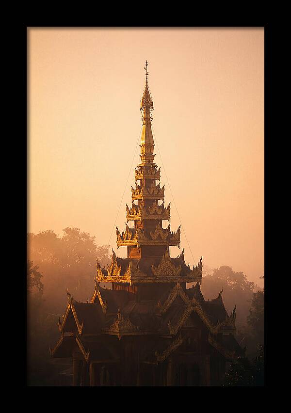 Golden Spire At Dawn